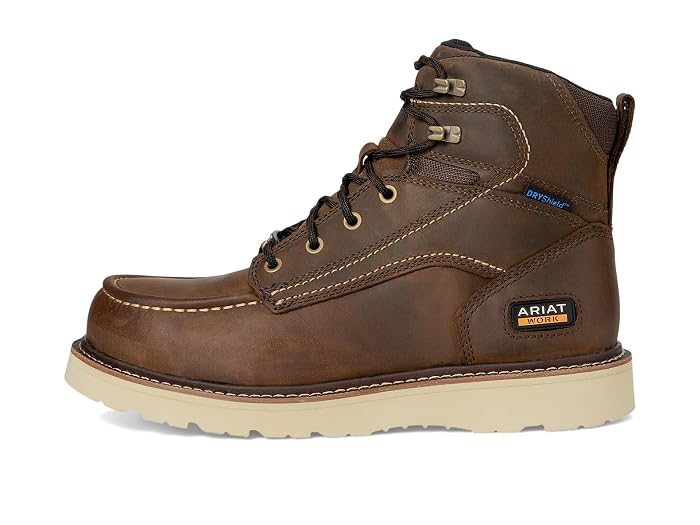Ariat Work Rebar Wedge Moc Toe 6" Waterproof Work Boots - Image 4