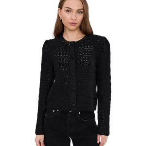 Michael Stars Winona Femme Crew-neck Cardigan
