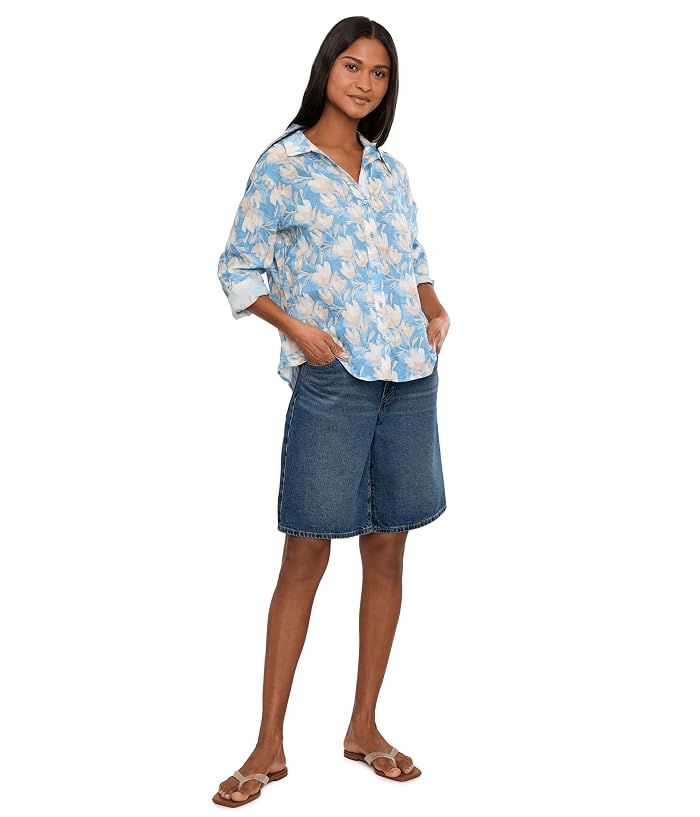 NIC+ZOE NZ by NIC+ZOE Shadow Floral Core Cotton Shirt - Image 2