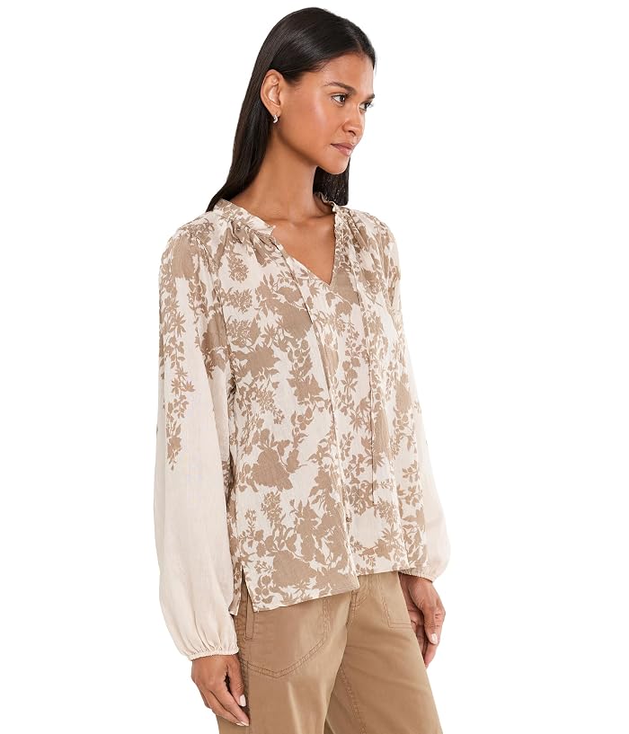 Vince Camuto Split-Neck Raglan Sleeve Blouse - Image 3