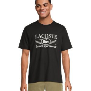Lacoste Classic Fit Cotton Print T-shirt