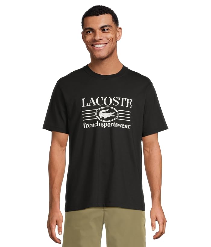 Lacoste Classic Fit Cotton Print T-shirt