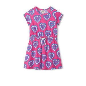 Hatley Kids Heart Burst Short sleeve Dress (Toddler/Little Kid/Big Kid)