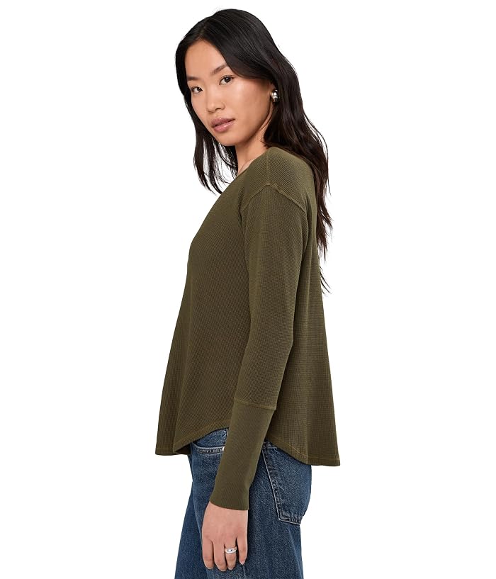 Mod-o-doc Long Sleeve Dropped Armhole Oversized Top - Image 3