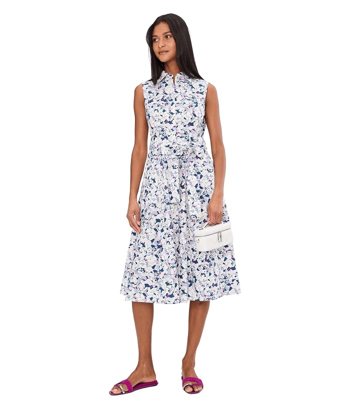 Calvin Klein Sleeveless Florla Cotton Aline Midi - Image 2