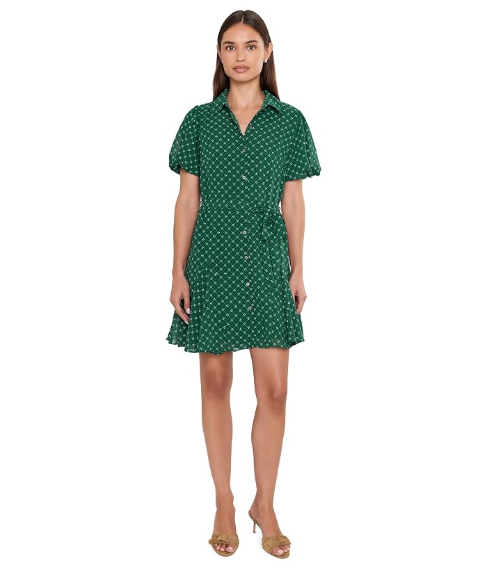CeCe Flowy ShirtDress with Waist Tie - Image 2