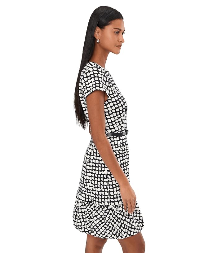 Calvin Klein Short Sleeve Belted Bubble Aline - Image 3