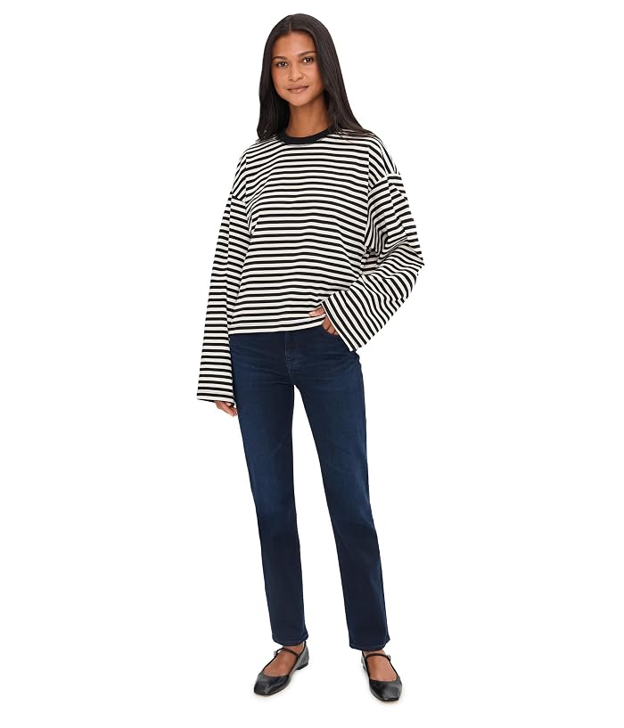 AG Jeans Mari Mid Rise Slim Straight Jean - Image 2