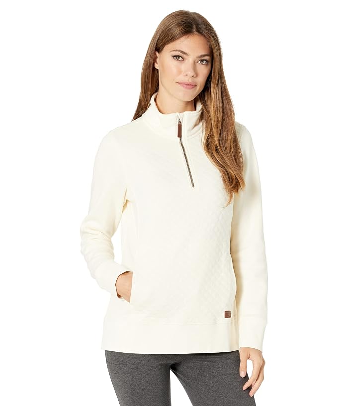 L.L.Bean Quilted Sweatshirt 1/4 Zip Pullover Long Sleeve