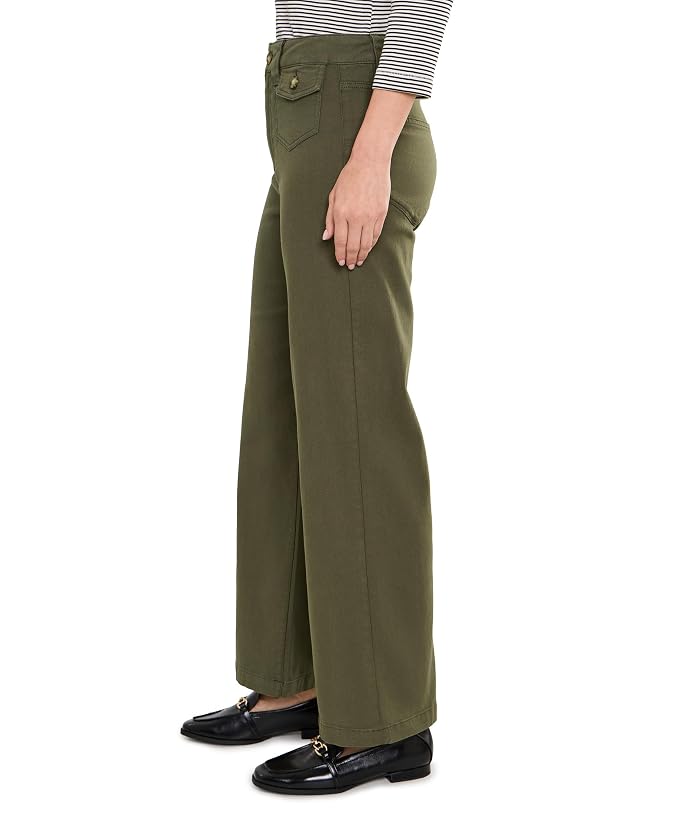 Paige Ari with Flap Patch Pockets in Vintage Forester Green - Image 3