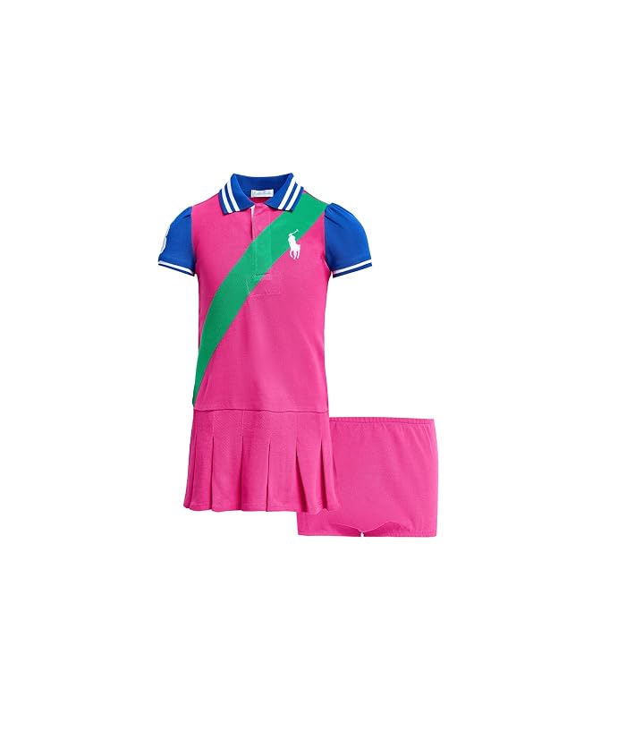 Polo Ralph Lauren Kids Big Pony Mesh Polo Dress & Bloomer (infant)