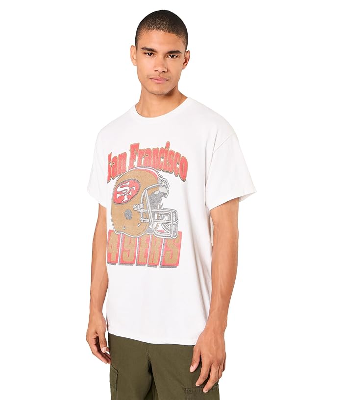 Junk Food Clothing NFL San Francisco 49ers Throwback Helmet Tee