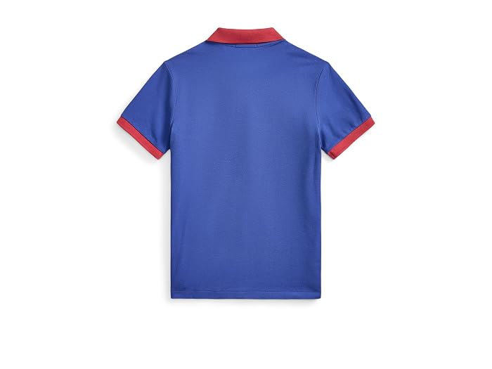 Polo Ralph Lauren Kids Stretch Cotton Mesh Polo Shirt (Big Kid) - Image 2