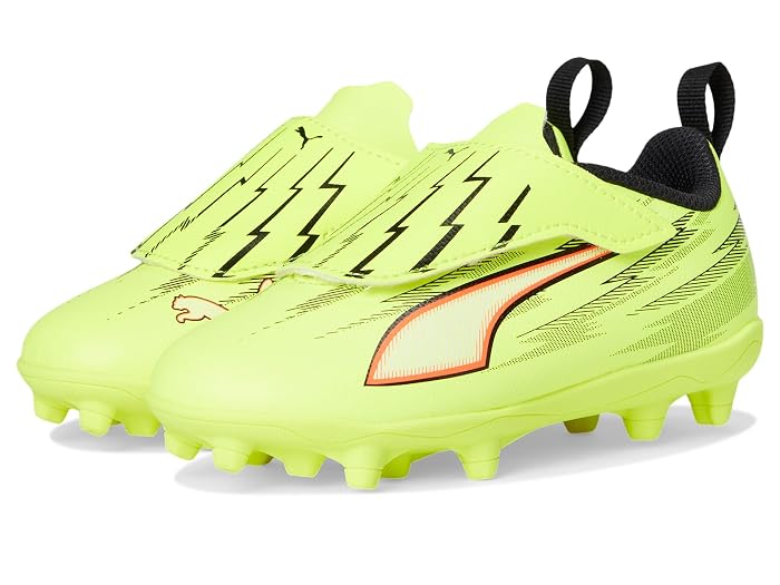 PUMA Kids Ultra 6 Play Hook And Loop Firm/Artificial Ground Soccer Cleats (Toddler/Little Kid/Big Kid)