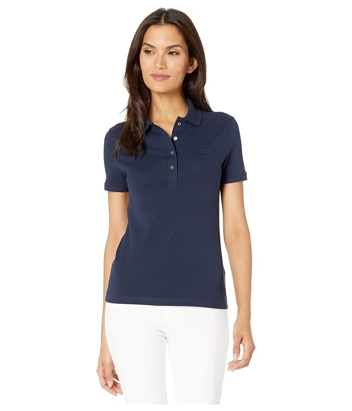 Lacoste Short Sleeve Slim Fit Stretch Pique Polo