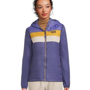 L.L.Bean Mountain Classic Hooded Puffer Color Block