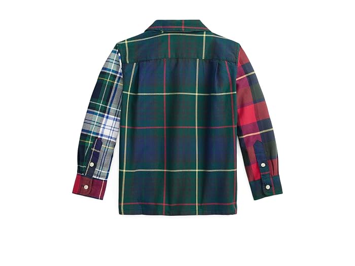 Polo Ralph Lauren Kids Plaid Cotton Oxford Fun Shirt (Toddler/Little Kid) - Image 2