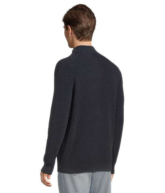 L.L.Bean Textured Washed Cotton Sweaters 1/4 zip - Image 3