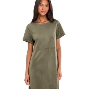Vince Camuto Panneled Shift Mini Dress with Exposed Stitching
