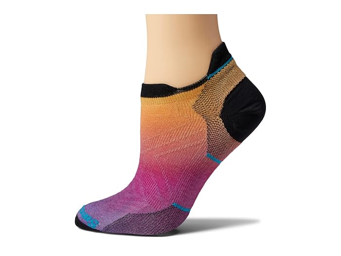 Smartwool Run Zero Cushion Ombre Print Low Ankle Socks - Image 3