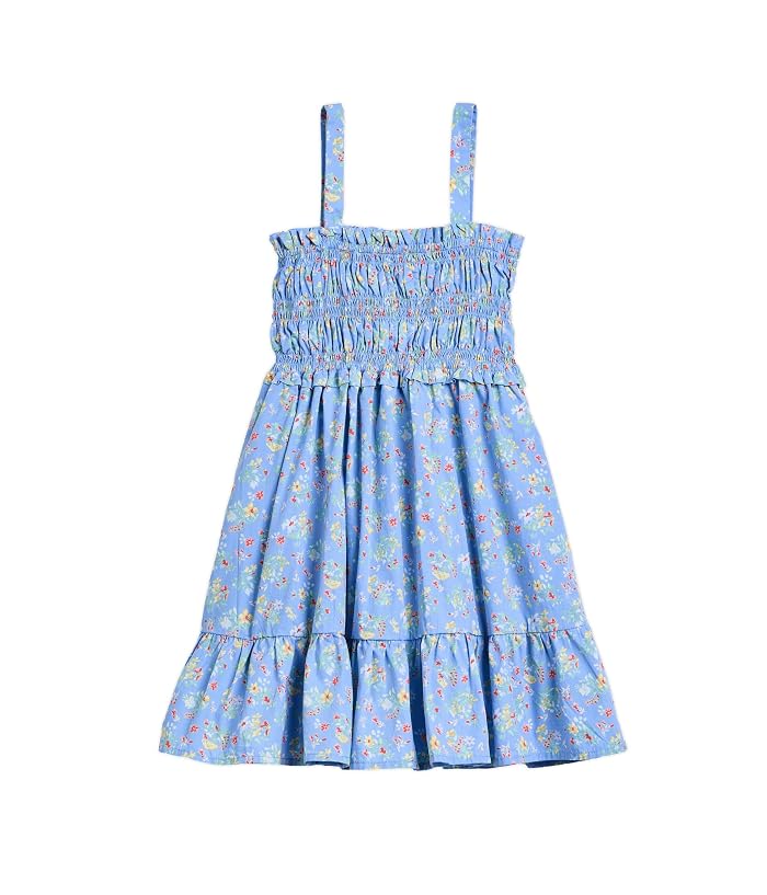 Janie and Jack Ditsy Floral Smocked Dress (Toddler/Little Kid/Big Kid) - Image 2