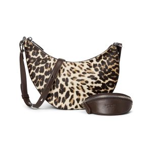 Kate Spade New York Duo Downtown Leopard Haircalf Crossbody Bag