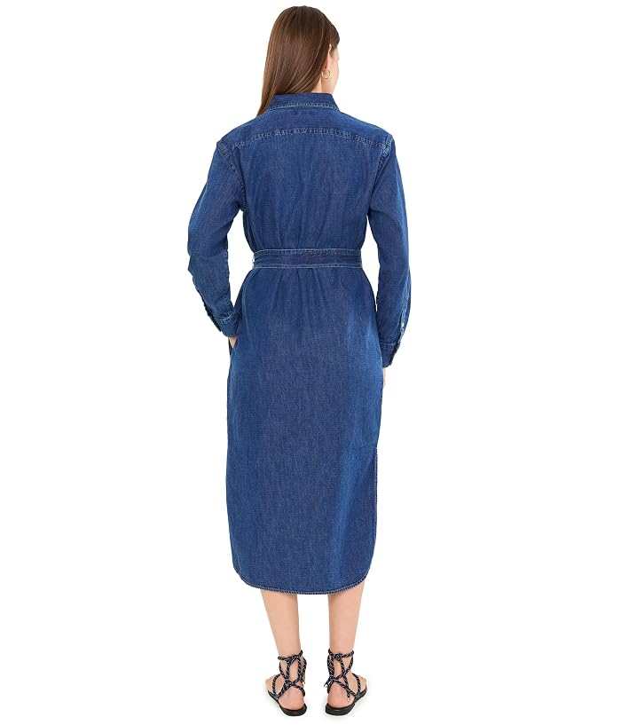 Lauren Ralph Lauren Belted Denim Midi Shirtdress - Image 4