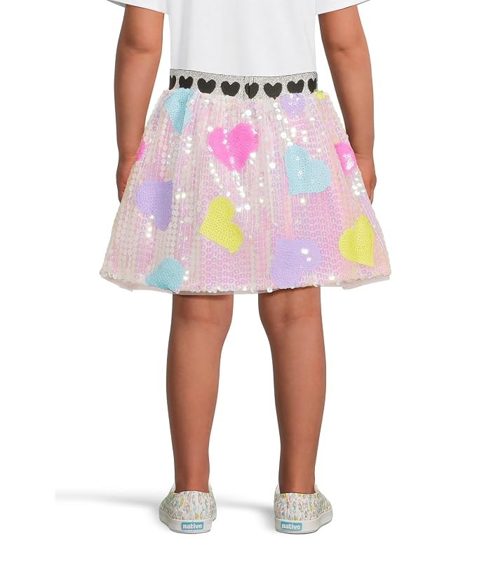 Lola and The Boys Candy Hearts Sequin Skirt (Toddler/Little Kid/Big Kid) - Image 2