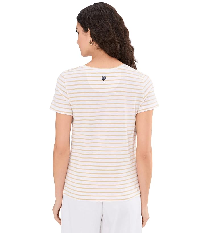 Tommy Bahama Salty Breeze Stripe Short Sleeve Tee - Image 4