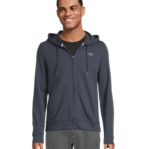 L.L.Bean Comfort Stretch Performance Pique Hooded Full Zip