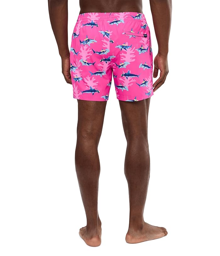 Chubbies The Great Pink Sharks 5.5" (Classic Lined Swim Trunks) - Image 4
