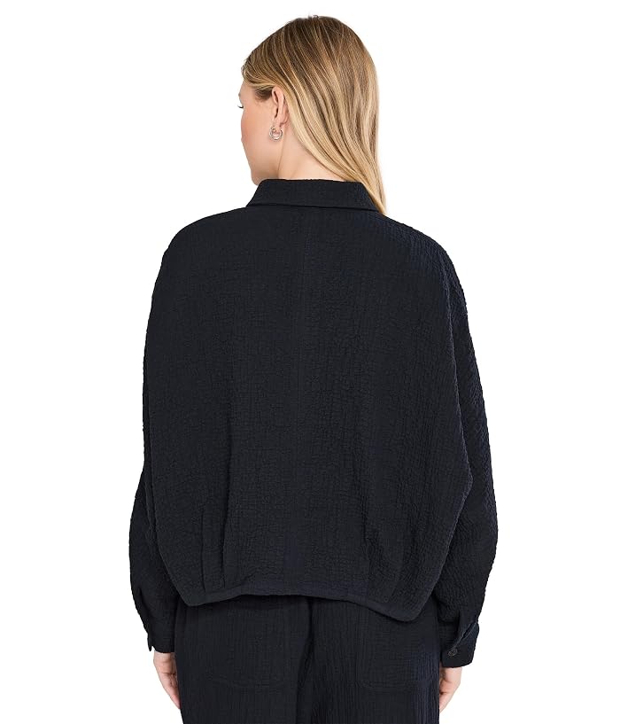 Eileen Fisher Organic Cotton Doubleweave Dolman Sleeve Jacket - Image 4