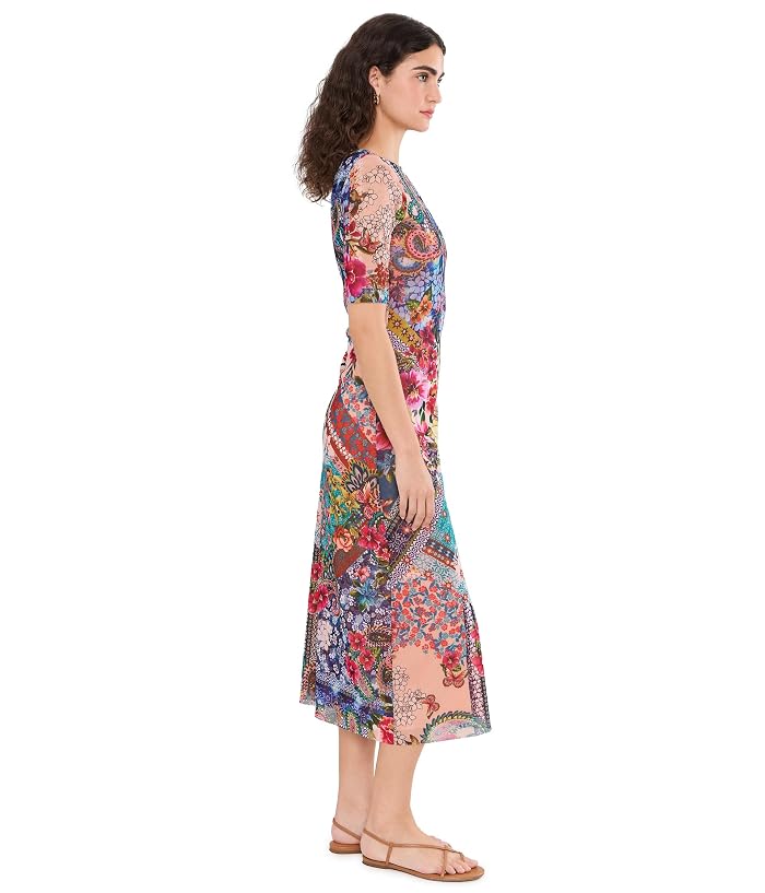 Johnny Was Astrid Mesh Midi Dress - Image 3
