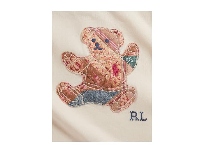 Polo Ralph Lauren Kids Patchwork Bear Cotton Dress & Bloomer (Infant) - Image 3