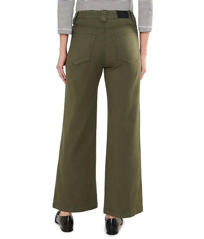 Paige Ari with Flap Patch Pockets in Vintage Forester Green - Image 4