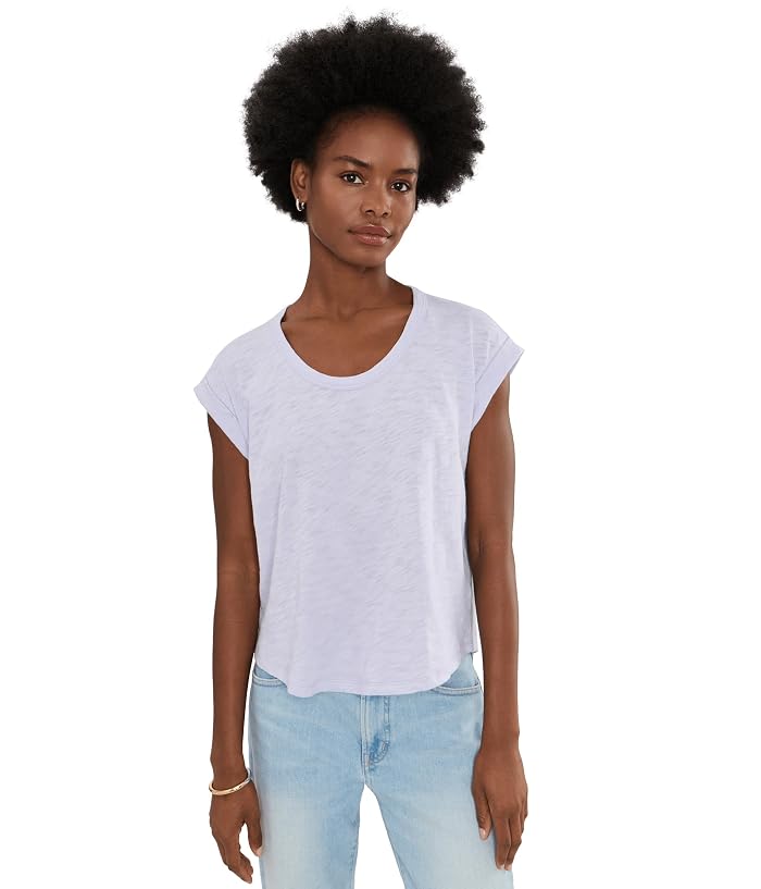 Lilla P Cuff Sleeve Boxy Top