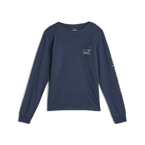 Vineyard Vines Kids Vintage Whale Long Sleeve (Toddler/Little Kid/Big Kid)