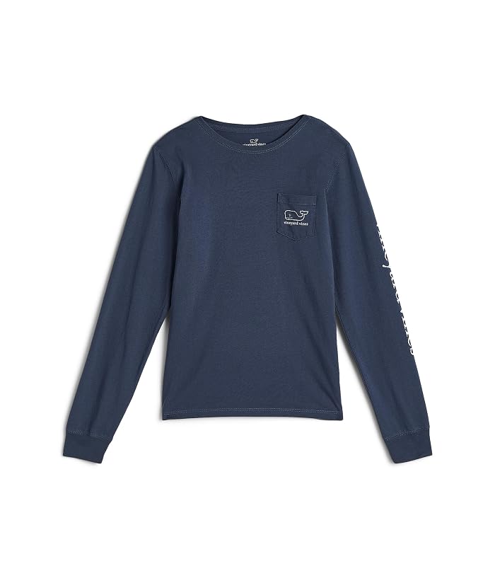 Vineyard Vines Kids Vintage Whale Long Sleeve (Toddler/Little Kid/Big Kid)