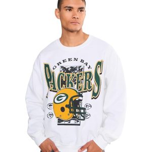 Junk Food Clothing NFL Green Bay Packers Conversion Crew Fleece