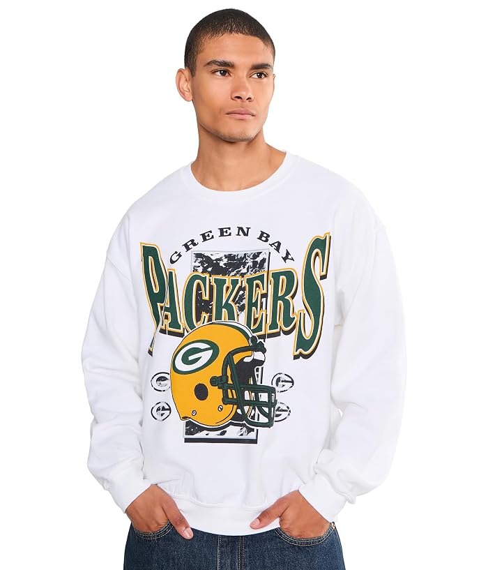 Junk Food Clothing NFL Green Bay Packers Conversion Crew Fleece