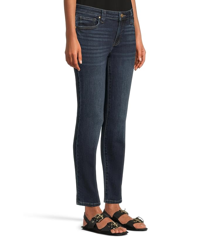 KUT from the Kloth Petite Stevie Mid Rise Straight Leg 5 Pkt - Image 2