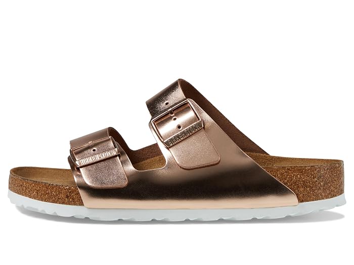 Birkenstock Arizona Soft Footbed - Metallic Leather - Image 4
