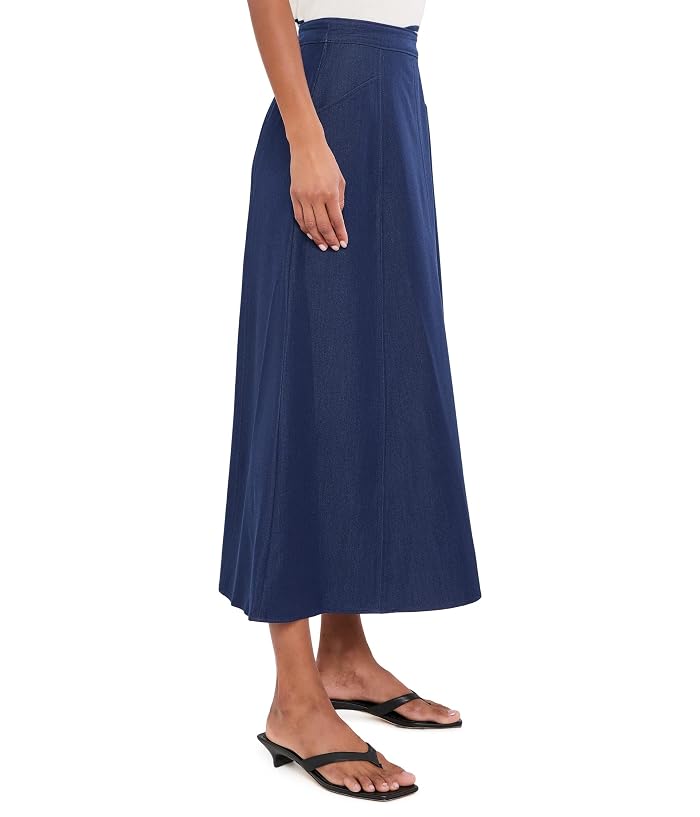 Vince Camuto Denim Seamed Skirt - Image 3