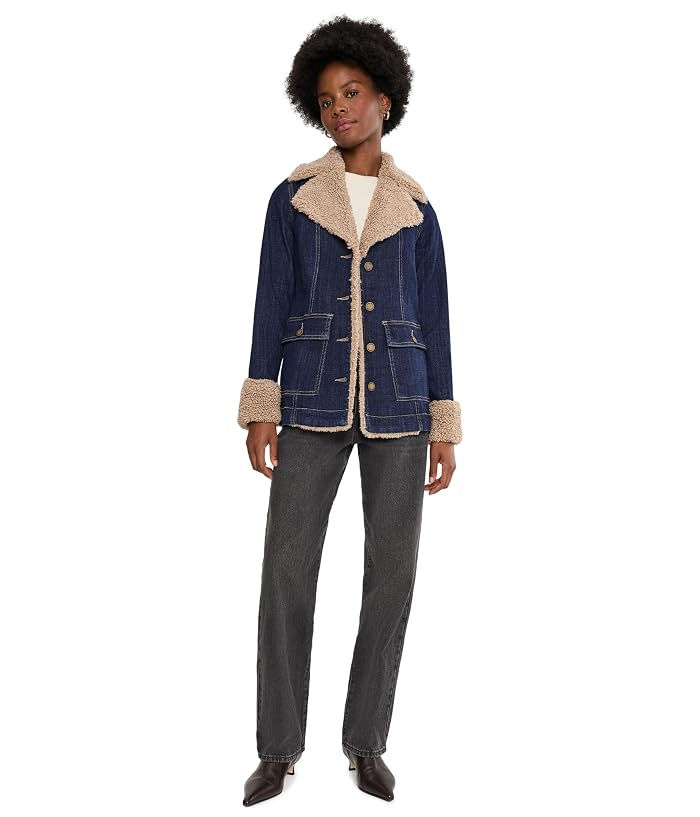Liverpool Los Angeles Sherpa Trimmed Notch Collar Jacket - Image 2