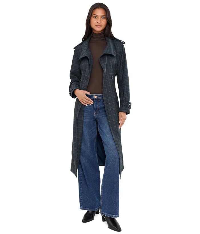 Avec Les Filles Funnel Neck Slouchy Trench Coat - Image 2