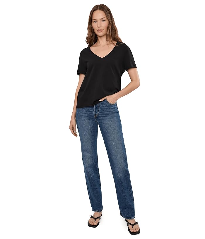 Michael Stars Vera Raw Hem Tee - Image 2