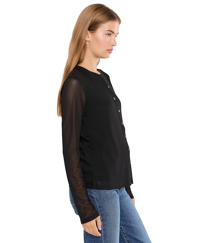 Sanctuary Mesh Long Sleeve Cardi - Image 3
