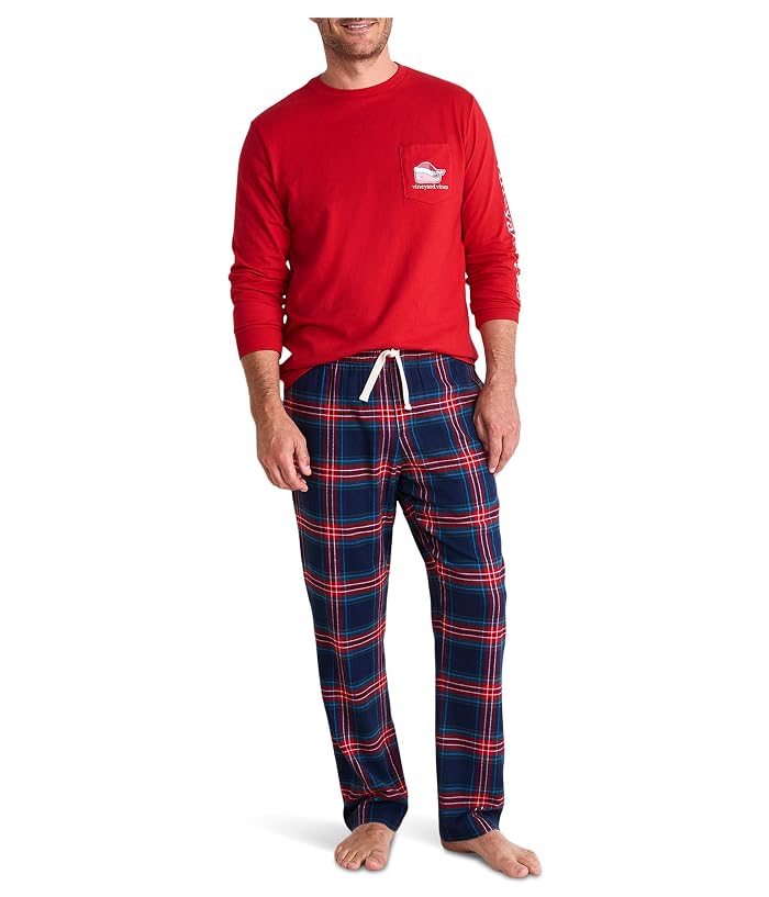 Vineyard Vines 2025 Santa Whale Long Sleeve Tee - Image 3