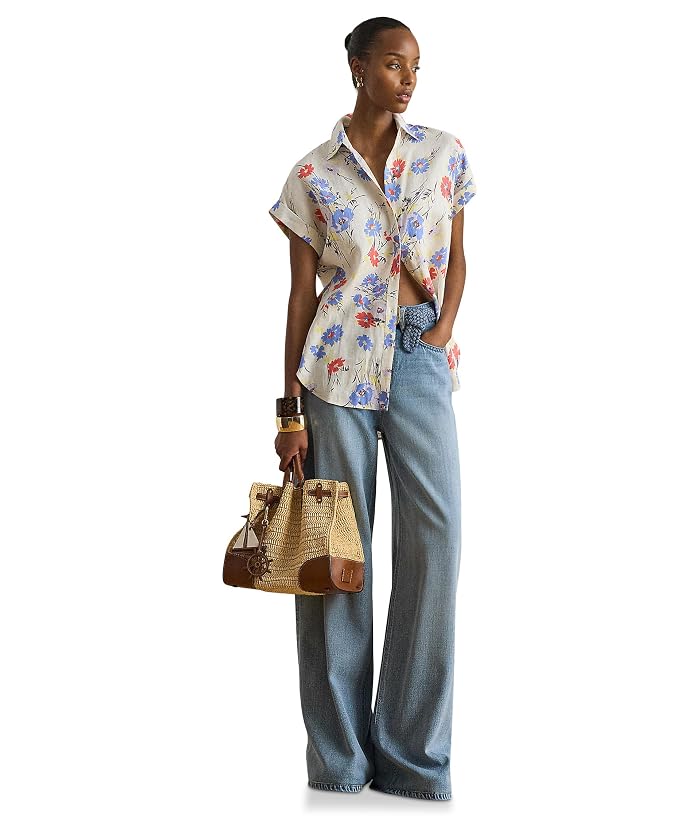 Lauren Ralph Lauren Relaxed Fit Floral Short-Sleeve Shirt - Image 2