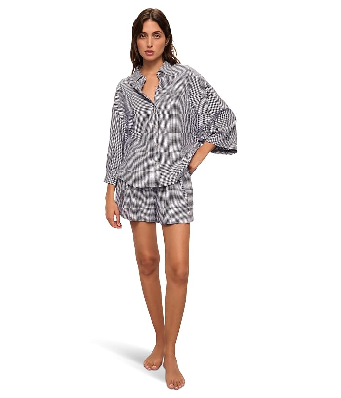 Eberjey Linen Blend Relaxed Sleeve Top - Image 3